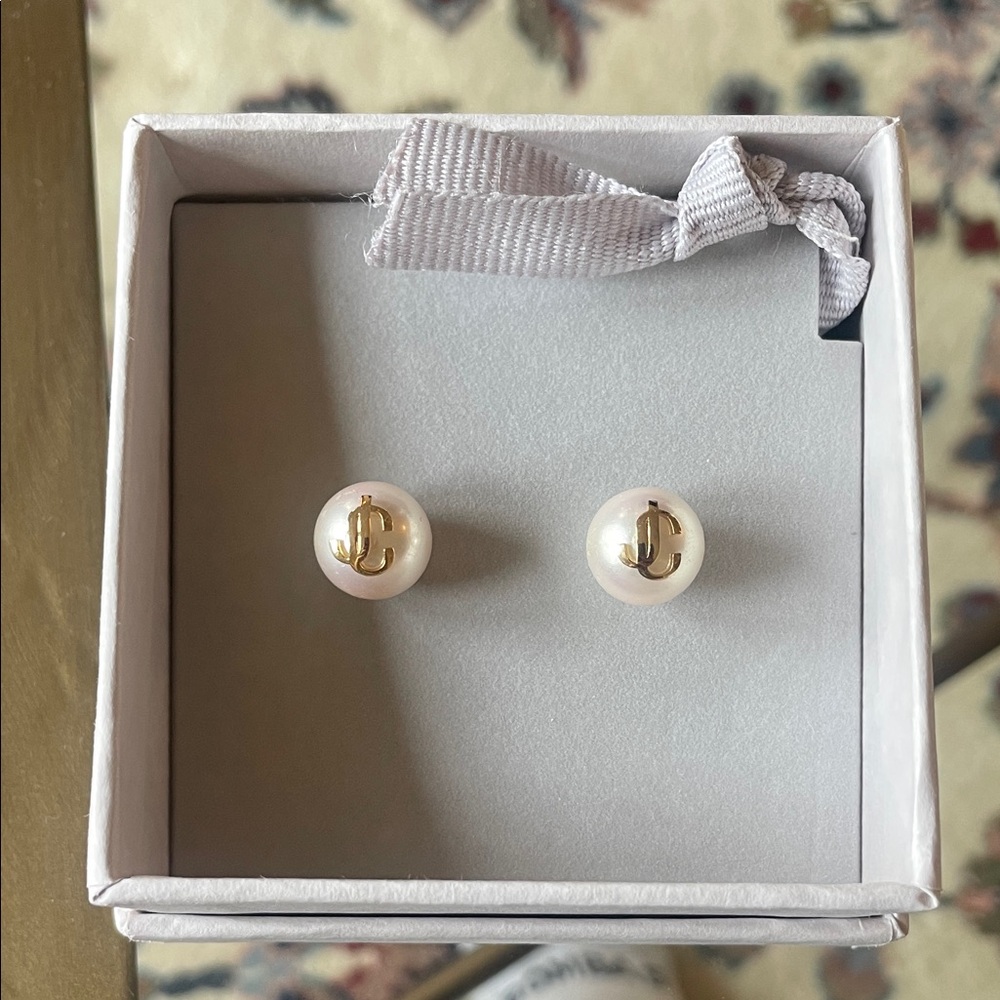 Jimmy Choo Pearl Earrings